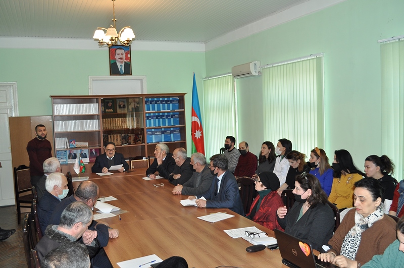 The first meeting of the Scientific Council of Sheki RSC of ANAS in this year was held