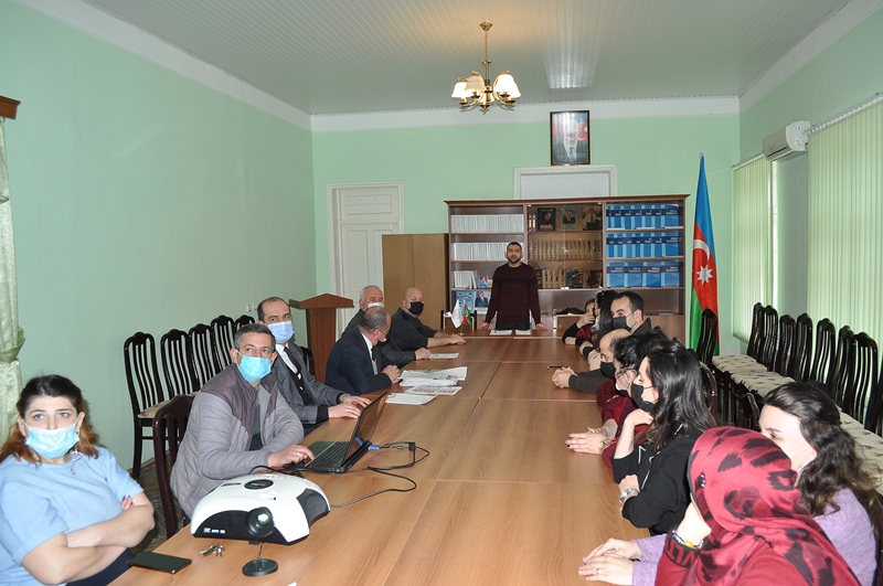 On January 25, 2022, a scientific seminar was held at the Sheki RSC of ANAS