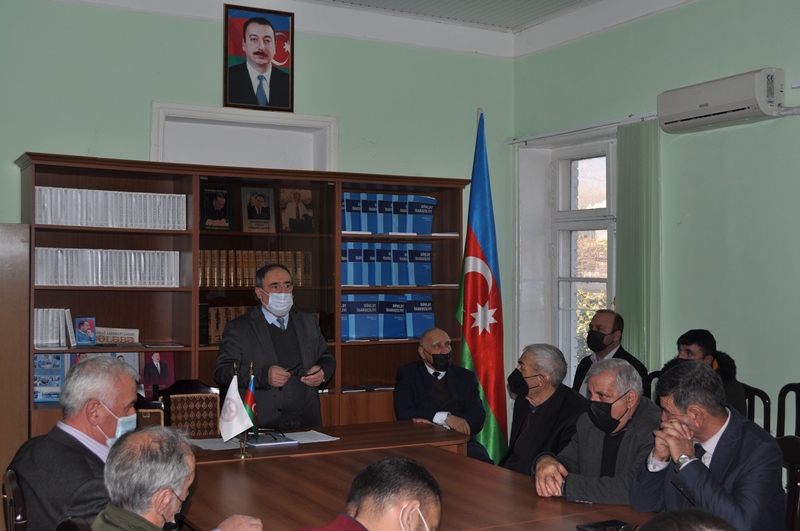 An event on the occasion of "December 31 Solidarity of World Azerbaijanis and the New Year" at Sheki RSC of ANAS