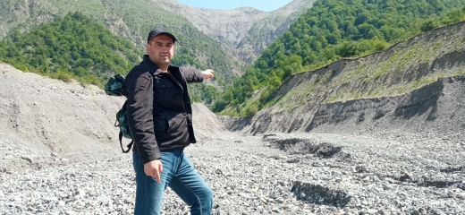 AMEA-nın Şəki REM-nin "Ekoloji Coğrafiya" şöbəsinin elmi işçisi Qafqaz Ağabalayev
