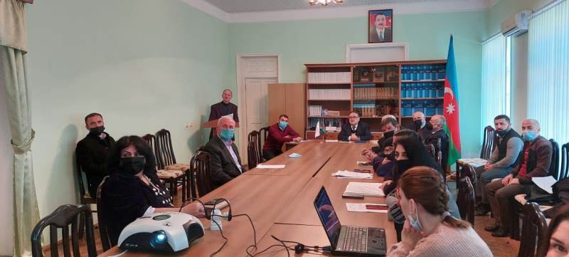 The next scientific council of ANAS SRSC was held