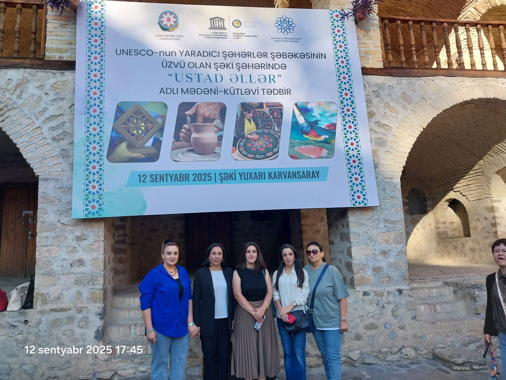 Şəki Regional Elmi Mərkəzin əməkdaşları "Ustad əllər" adlı mədəni-kütləvi tədbirdə iştirak ediblər