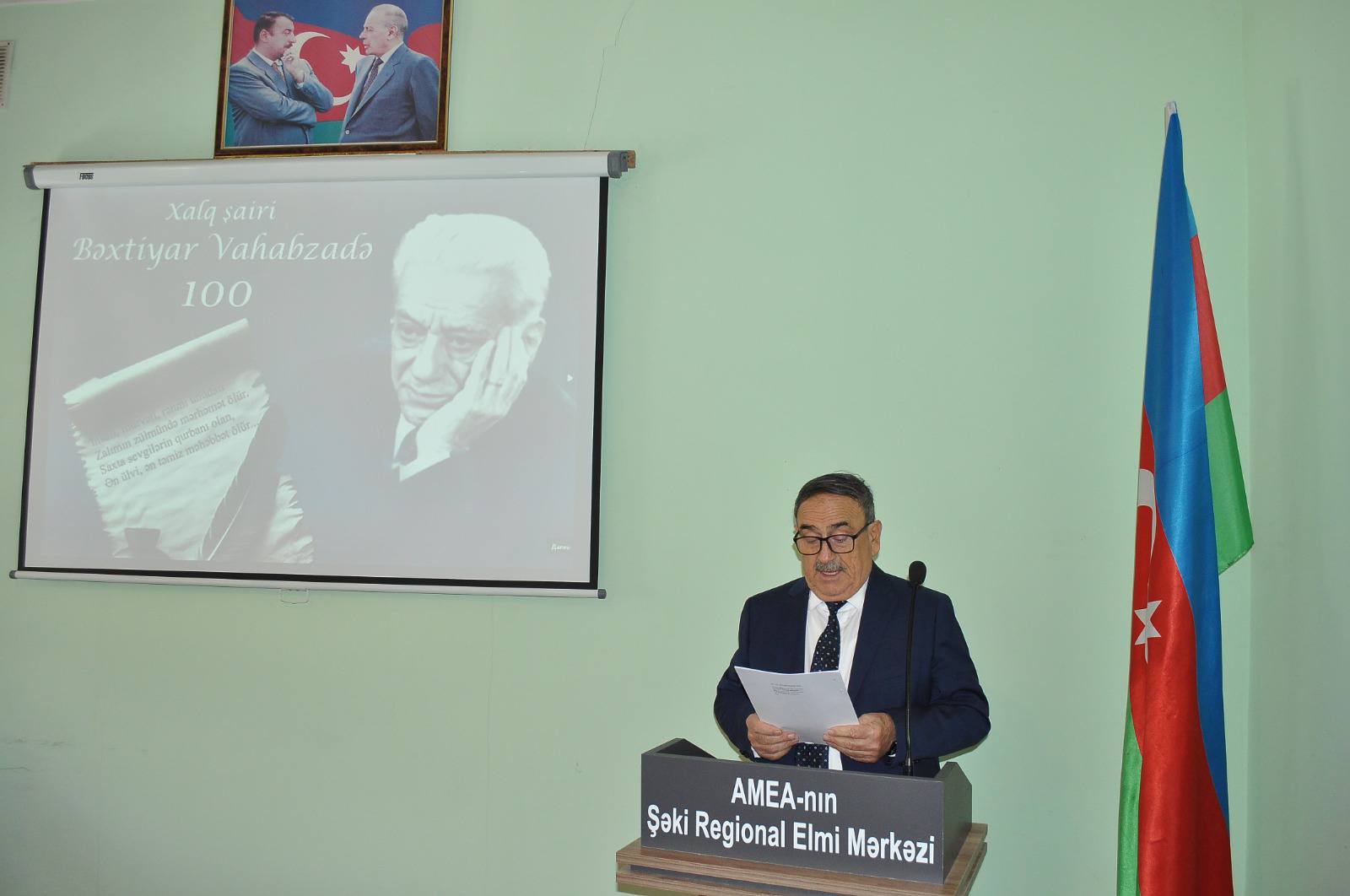 Şəki Regional Elmi Mərkəzdə "Bəxtiyar Vahabzadə poeziya dahilərindən biri kimi" adlı elmi-praktiki konfrans keçirilib