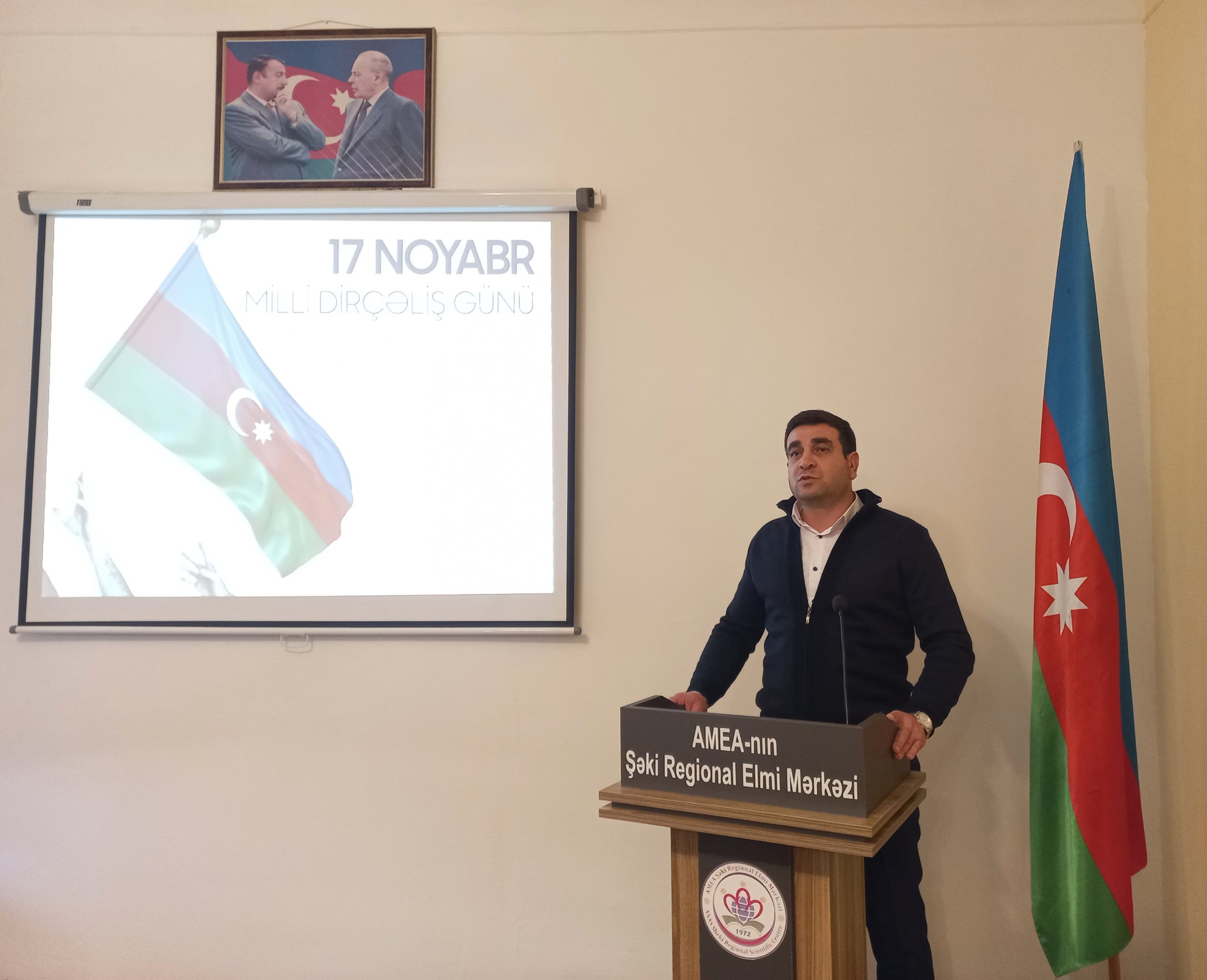 Şəki Regional Elmi Mərkəzdə Milli Dirçəliş Gününə həsr olunmuş tədbir keçirilib