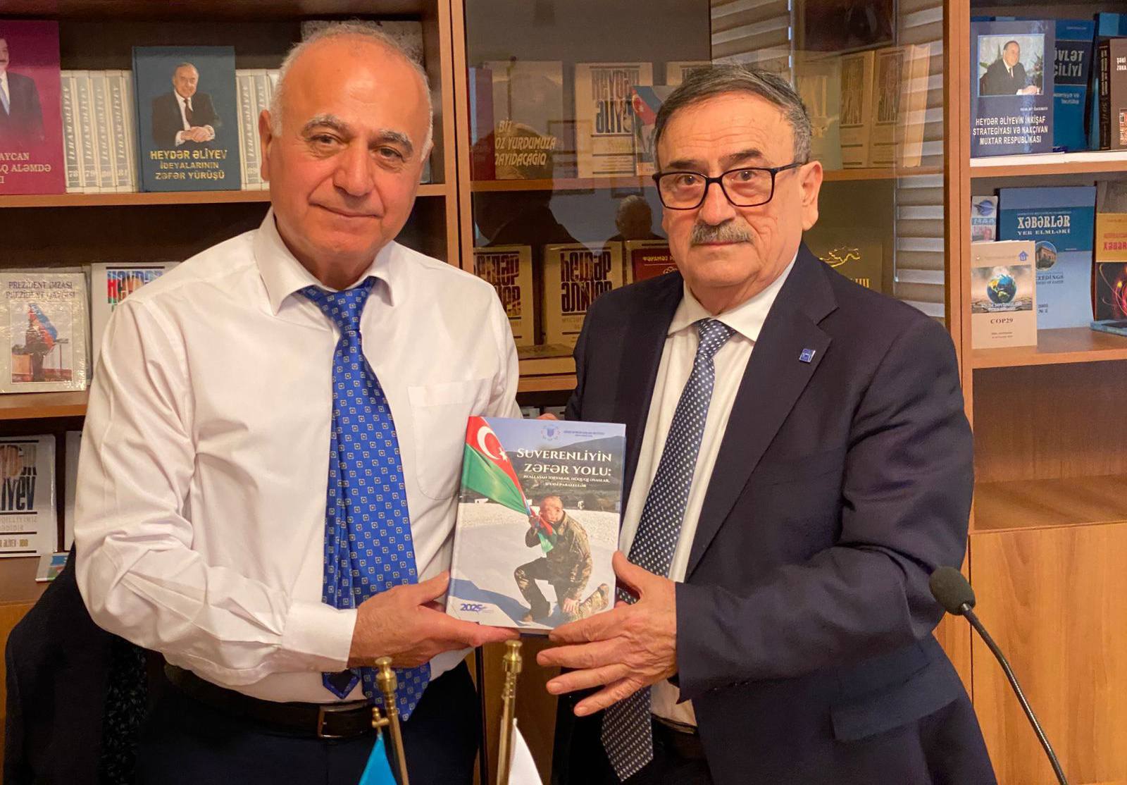 The presentation of the book “The Triumphal Path of Sovereignty: Realized Ideas, Legal Basis, Political Parallels” was held at Sheki Regional Scientific Center of ANAS