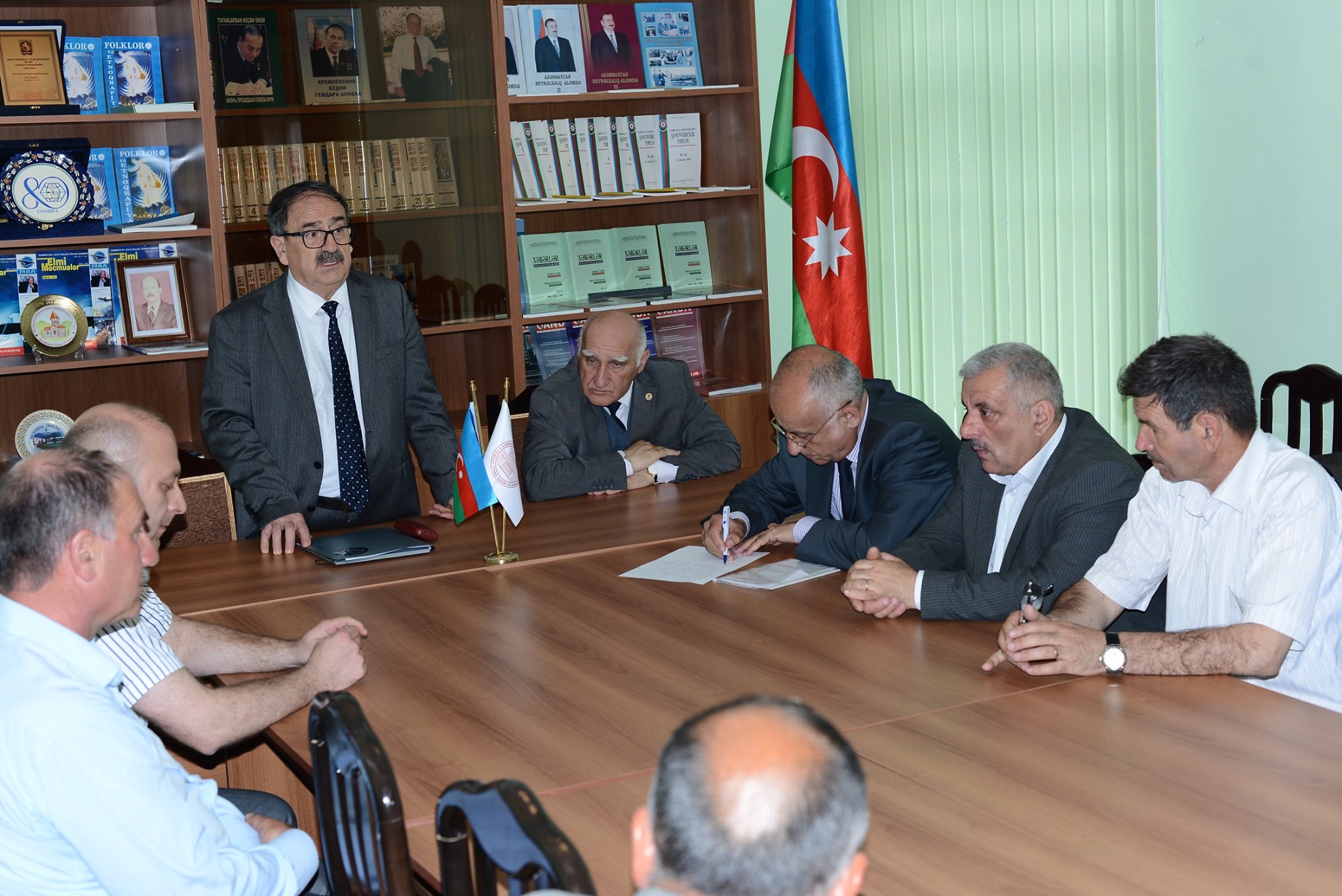 On May 10, 2019 the meeting dedicated to the 96th anniversary of Haydar Aliyev in Azerbaijan National Academy of Sciences Sheki Regional Scientific Center