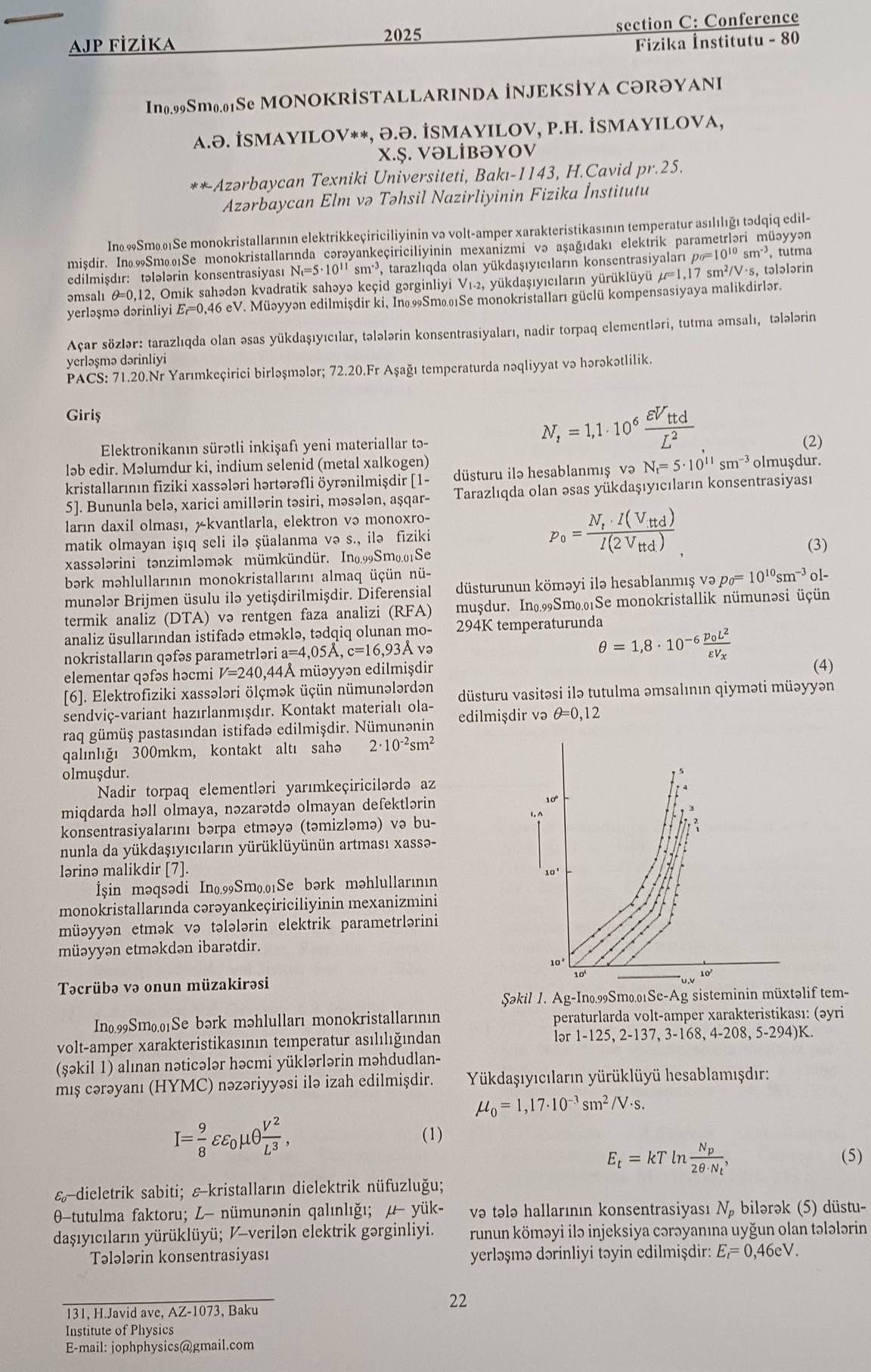 AMEA-nın Şəki Regional Elmi Mərkəzinin əməkdaşının müştərək məqaləsi çap olunub