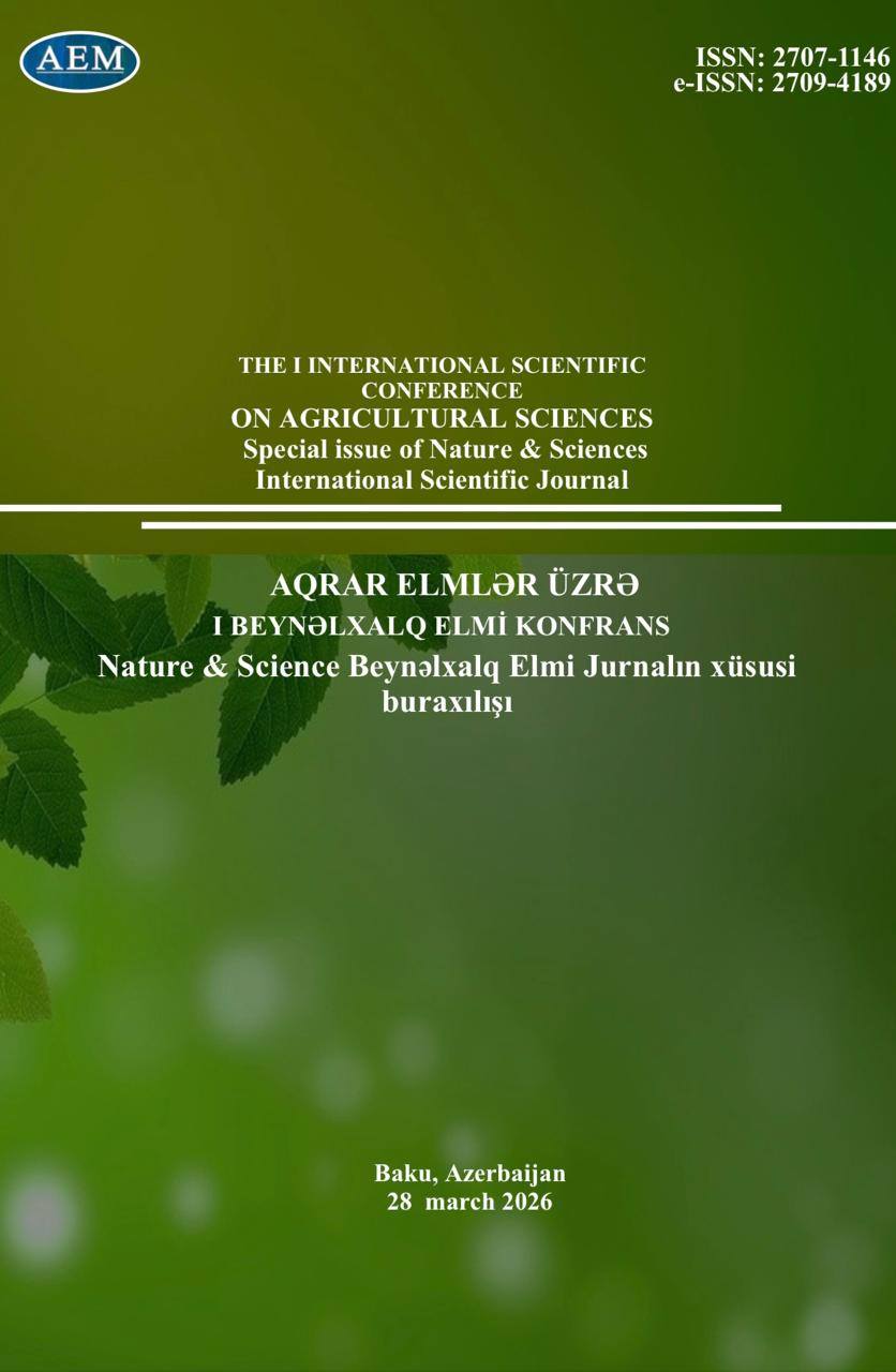 Şəki Regional Elmi Mərkəzin əməkdaşının yeni məqaləsi dərc olunub