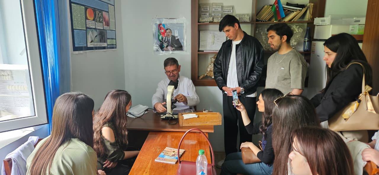 ADPU-nun Şəki filialının tələbələri Şəki Regional Elmi Mərkəzdə olublar