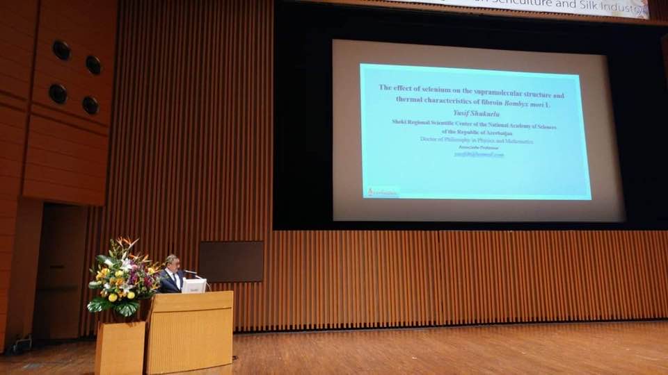 The scholars of ANAS Sheki Regional Scientific Center performed with scientific reports in International Sericulture Congress held in Japan, Tsukuba