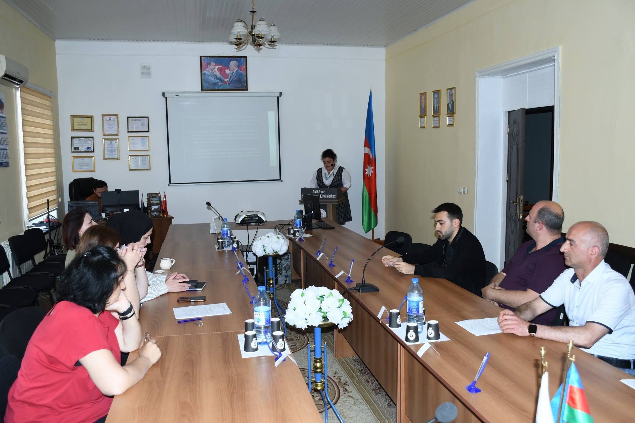 Şəki Regional Elmi Mərkəzdə yarımillik hesabatlar dinlənilib