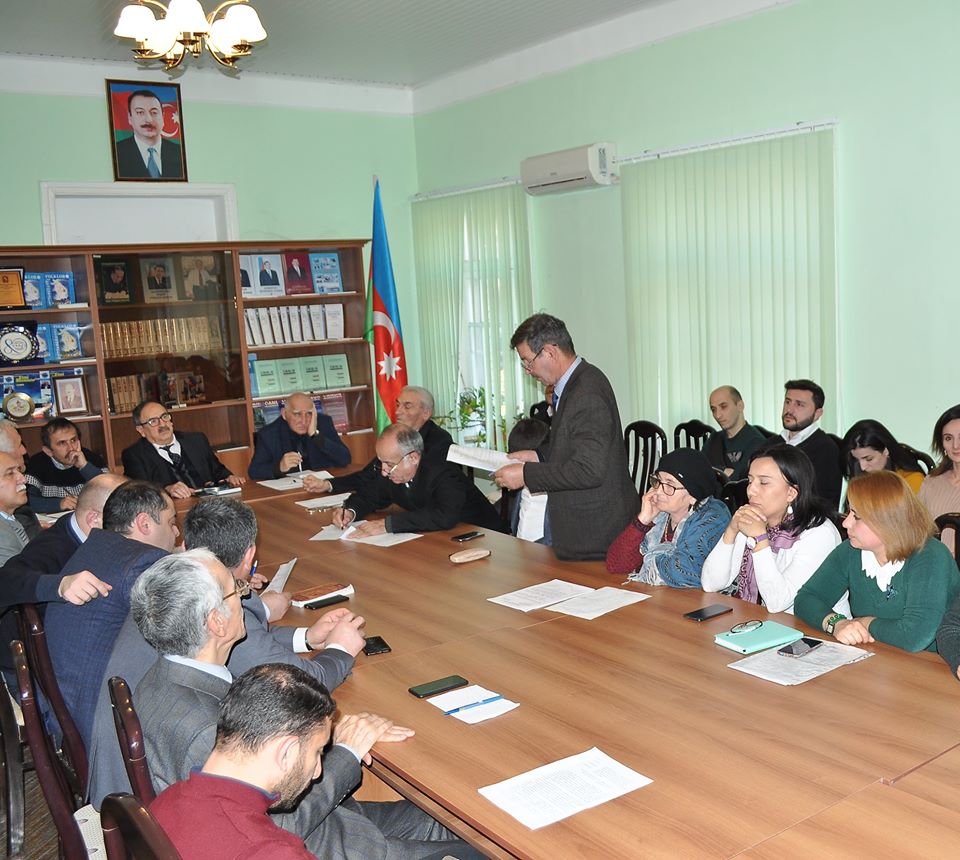 The next meeting of Scientific Council of ANAS SRSC was held on December 20, 2019