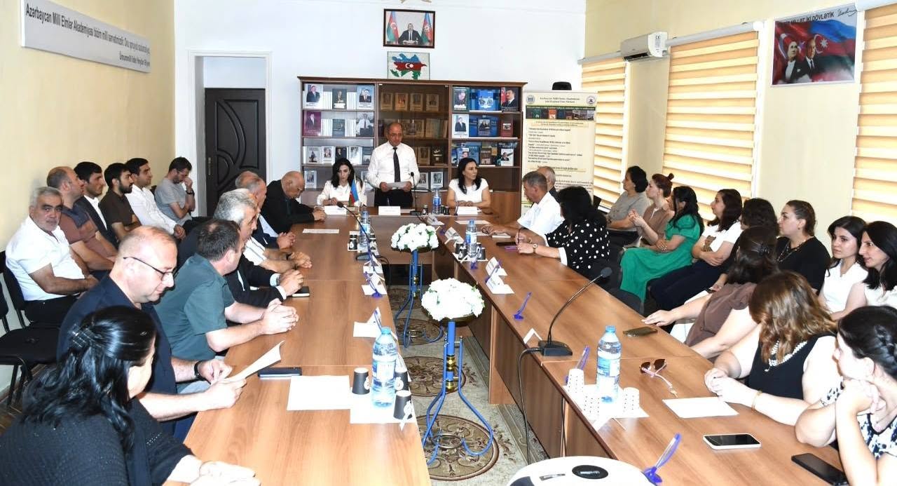 AMEA-nın Şəki Regional Elmi Mərkəzində Elmi Şura iclası keçirilib