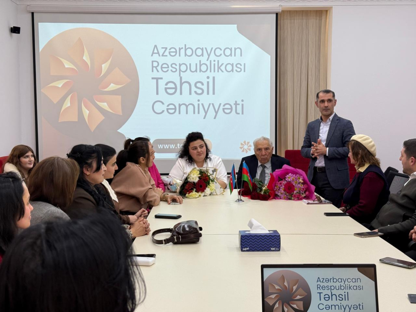 “Bəxtiyar Vahabzadənin sovet dövrü yaradıcılığında mətnaltı semantika” adlı monoqrafiyanın təqdimatı olub