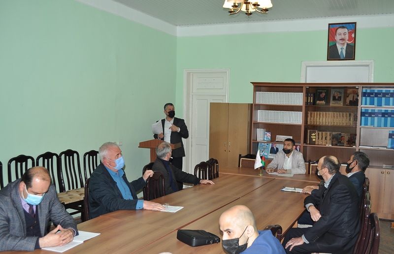 On May 6, 2021, a scientific seminar was held at the Sheki REM of ANAS