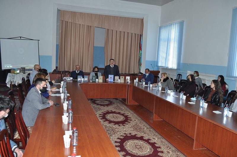 Seminar- event at Sheki branch of ASPU with the organization of Central Scientific Library, and with the participant of ANAS Sheki RSC and Sheki branch of ASPU according to the order of the president about “Nizami year”