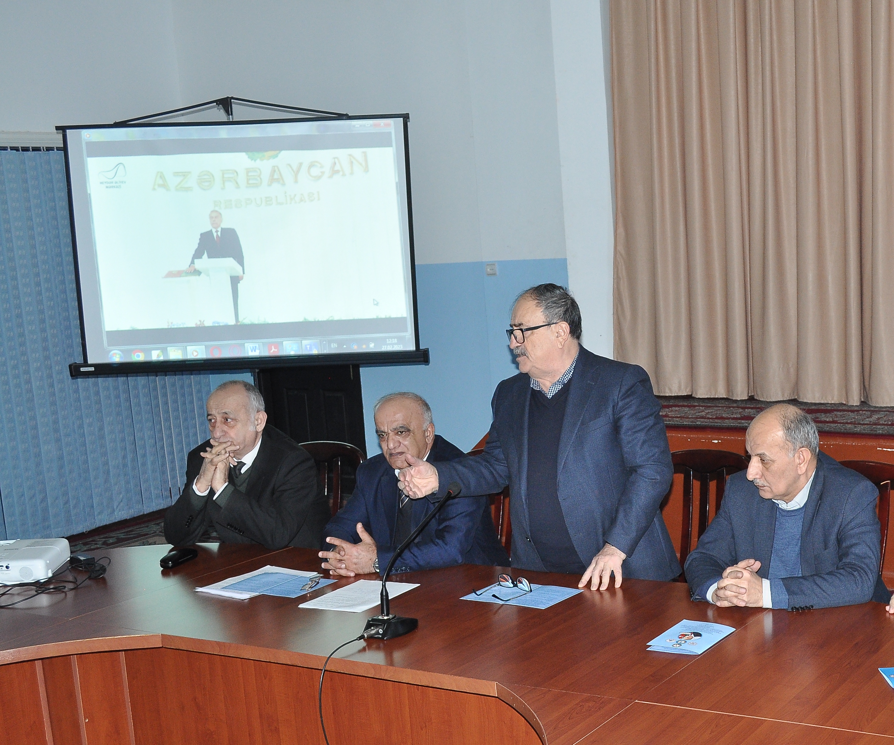 An event was held related to March 27 “Science day” and the 100th anniversary of the National Leader Haydar Aliyev with the organization of Sheki Regional Scientific Center of ANAS