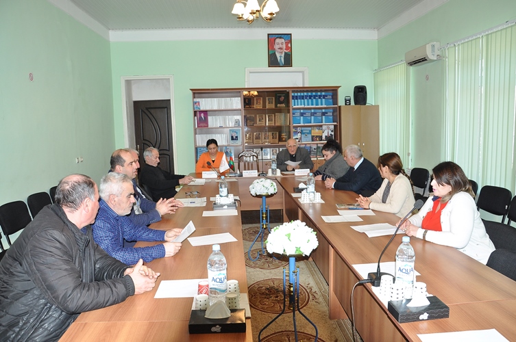 The actions plan of Sheki Regional Scientific Center of ANAS was prepared