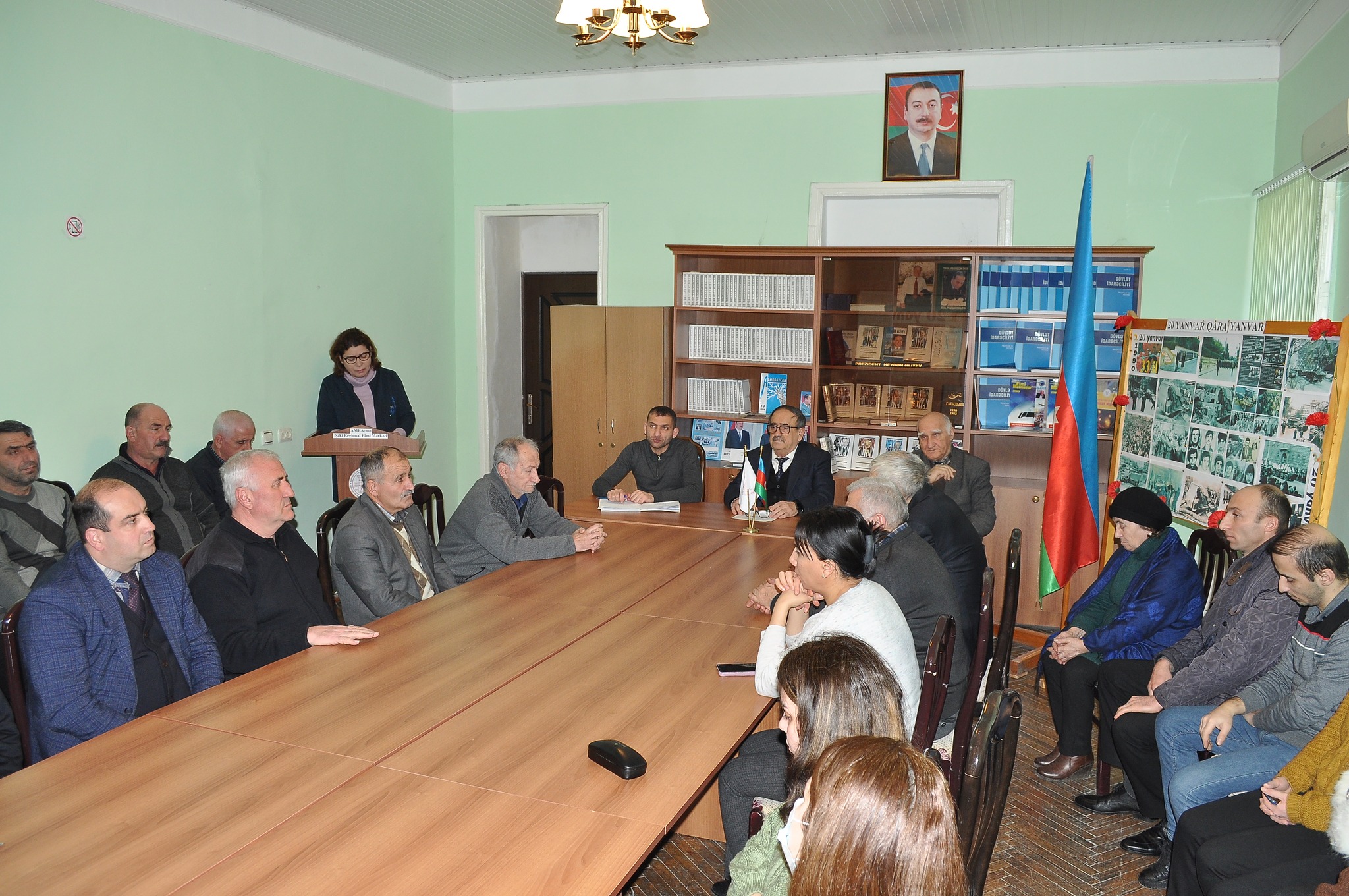 The ceremony dedicated to the anniversary of January 20 was held in ANAS SRSC